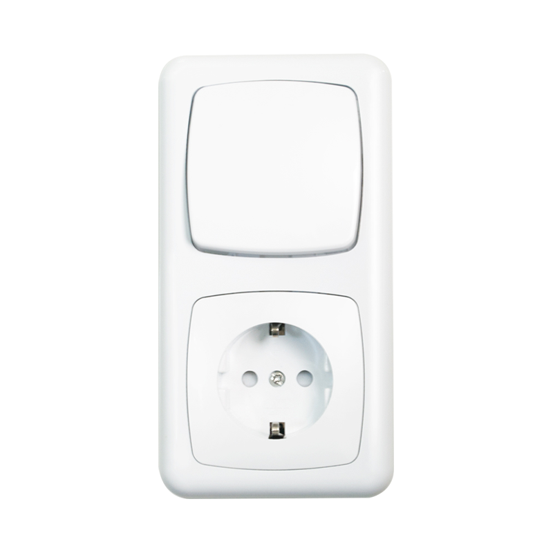 Flush Mounted Earthed Switch Socket